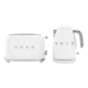 SMEG TSF01 & KLF03 White סט מצנם 2 פרוסות וקומקום חשמלי 1.7 ליטר
