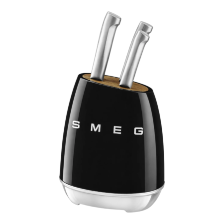 סט סכיני מטבח SMEG עם מעמד – דגם KBSF02 בעיצוב רטרו יוקרתי