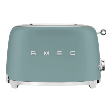 מצנם קופץ 2 פרוסות SMEG TSF01 שחור – עיצוב רטרו יוקרתי למטבח מודרני
