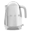 קומקום חשמלי SMEG KLF04SSEU בנפח 1.7 ליטר – גימור נירוסטה עם בקרת טמפרטורה מתקדמת