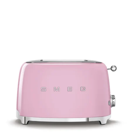 טוסטר חשמלי SMEG TSF01PKUS בצבע ורוד – טוסטר רטרו ל־2 פרוסות עם 6 דרגות השחמה