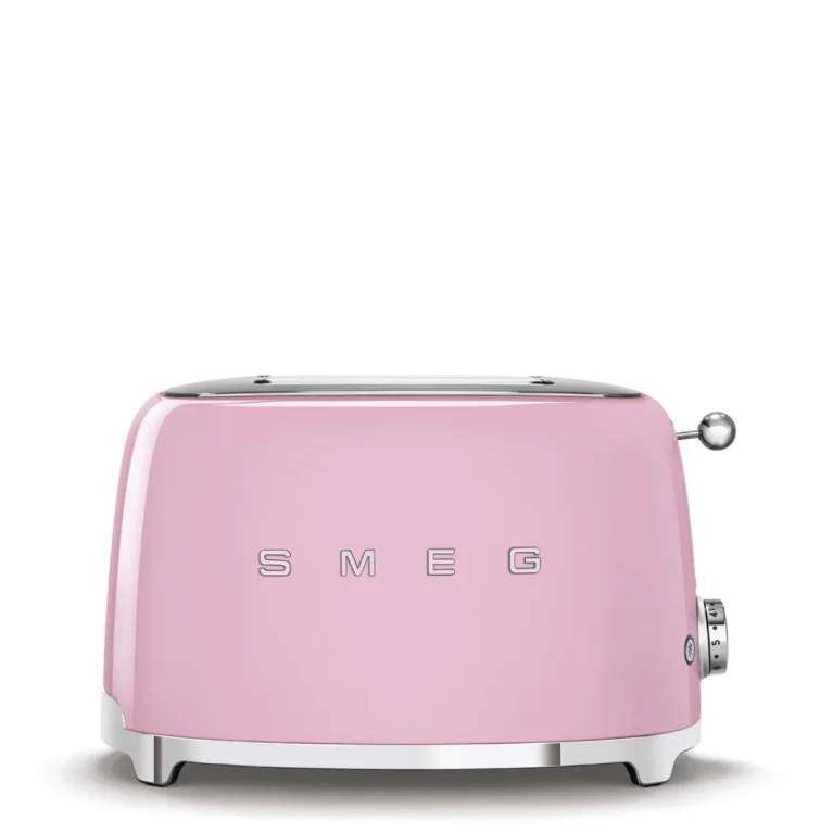 טוסטר חשמלי SMEG TSF01PKUS בצבע ורוד – טוסטר רטרו ל־2 פרוסות עם 6 דרגות השחמה