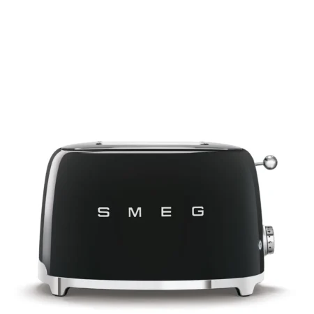 טוסטר SMEG TSF01BLUS בצבע שחור – טוסטר רטרו ל־2 פרוסות עם 6 דרגות השחמה
