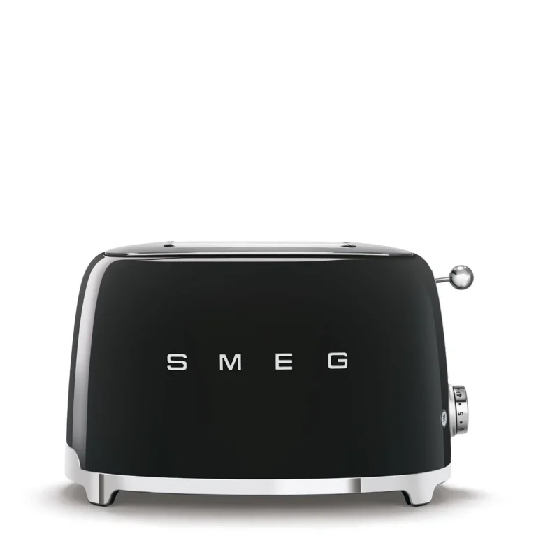 טוסטר SMEG TSF01BLUS בצבע שחור – טוסטר רטרו ל־2 פרוסות עם 6 דרגות השחמה