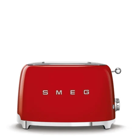 טוסטר חשמלי SMEG TSF01RDUS בצבע אדום – טוסטר רטרו ל־2 פרוסות עם 6 דרגות השחמה
