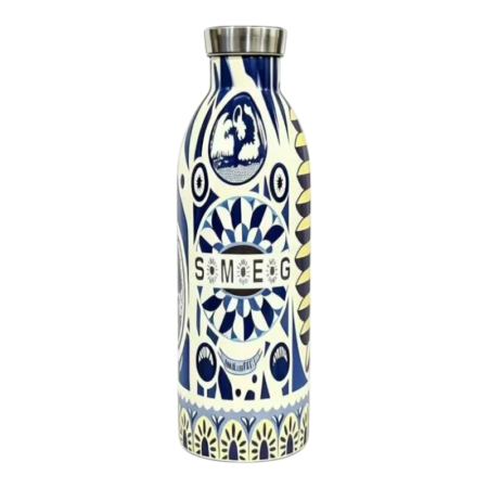 SMEG Sicily Navy Blue/Cream/ בקבוק תרמי