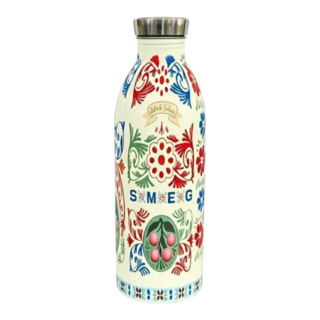 SMEG Sicily Multicolor / Cream Thermal Bottle מנירוסטה