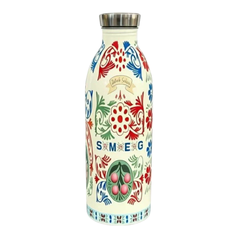 SMEG Sicily Multicolor / Cream Thermal Bottle מנירוסטה