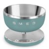 SMEG משקל מטבח דיגיטלי עם קערת נירוסטה נשלפת – Emerald Green
