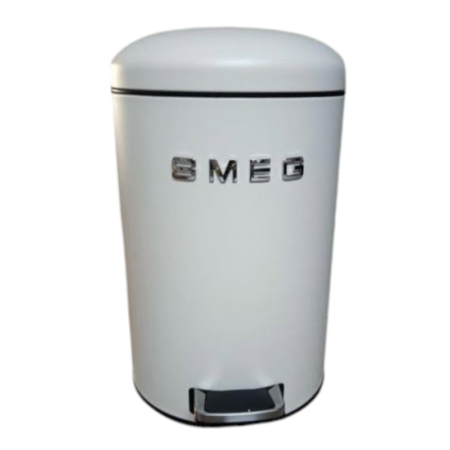SMEG פח אשפה עם דוושת רגל 12 ליטר – קרם