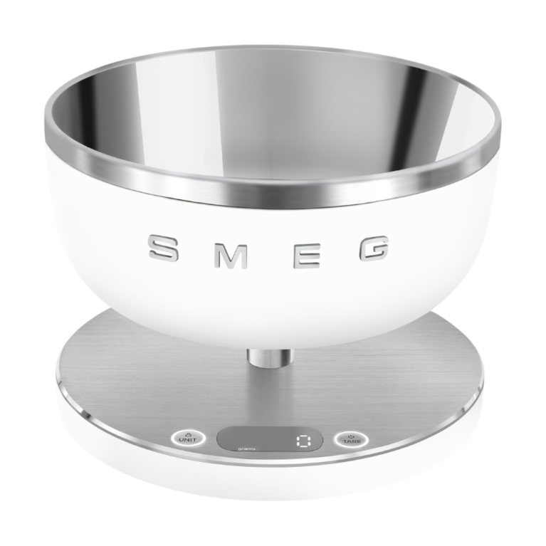 SMEG Digital Kitchen Scale White – Digital kitchen scale from the Collezione series