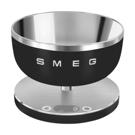 SMEG Digital Kitchen Scale Black – Digital kitchen scale from the Collezione series