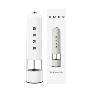 Smeg Electric Mills Sea Salt & Pepper Grinder White – מטחנת מלח ופלפל חשמלית