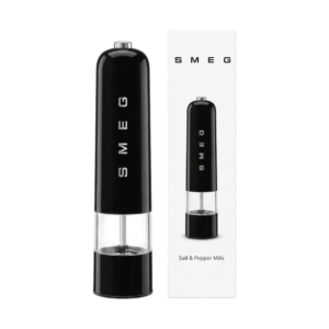 Smeg Electric Mills Sea Salt & Pepper Grinder Black – מטחנת מלח ופלפל חשמלית