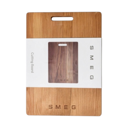 SMEG Wooden Cutting Board – Acacia wood cutting board, 33×23 cm